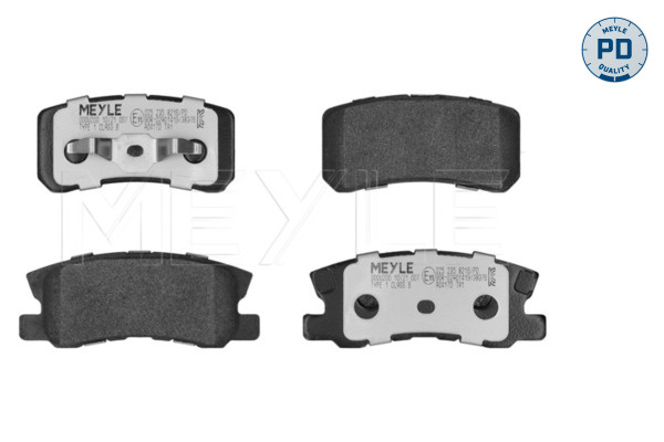 MEYLE set placute frana,frana disc 0252358216/PD montare puntea spate la PEUGEOT 4008 2012 2013 2014 2015 2016 2017