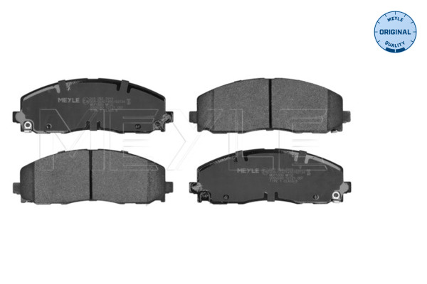 MEYLE set placute frana,frana disc 0252537919 montare punte fata la JEEP WRANGLER IV (JL) 2017 2018 2019 2020 2021 2022 2023 2024 2025