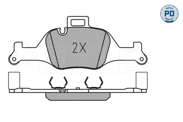 MEYLE set placute frana,frana disc 0252590018/PD montare punte fata pentru BMW iX3 (G08) 2020 2021 2022 2023 2024 2025