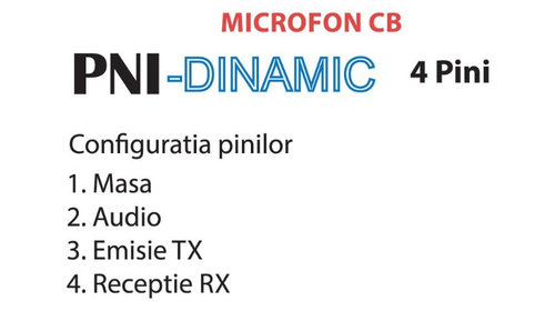 Microfon statie PNI DINAMIC 4 PINI