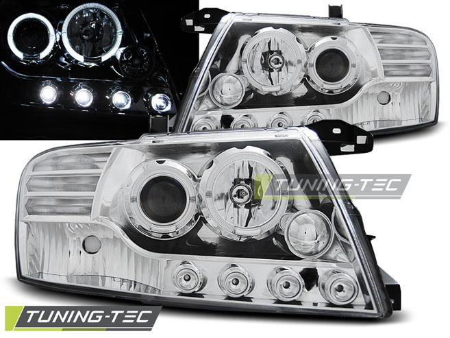 MITSUBISHI PAJERO V60 00-06 ANGEL EYES Crom look