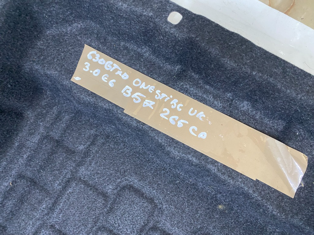 Mocheta portbagaj BMW seria 6 630GT G32 