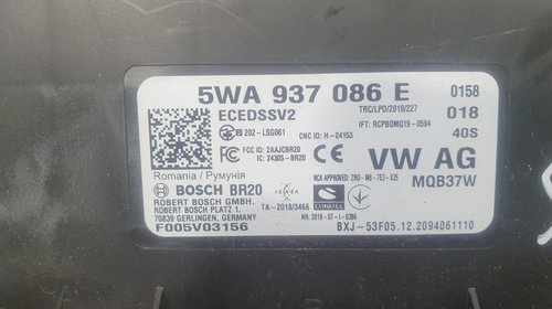 Modul 5wa937086e Skoda Octavia 4 [2019 -