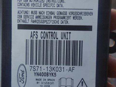 Modul AFS Ford Mondeo MK4 AFS Control Unit