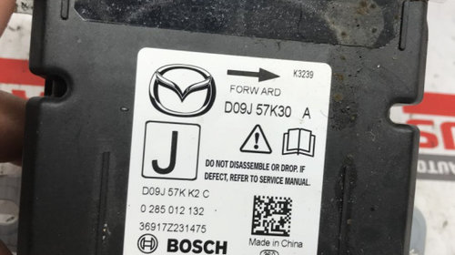 Modul Airbag Mazda 2 / Cx3 2018 COD D09J