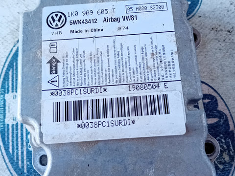 Modul airbag Volkswagen Golf 5 Plus, 1K0909605T