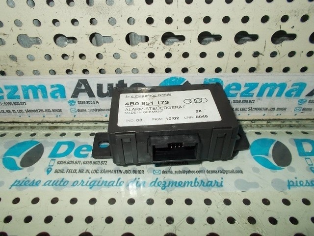 Modul alarma, cod 4B0951173, Audi A6 Avant (4B, C5)