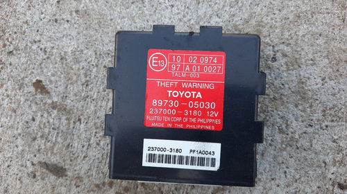 Modul alarma Toyota Avensis, 2007, 89730