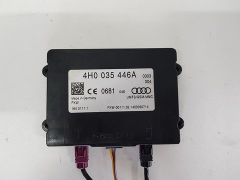 Modul amplificator GSM Audi A4 B8 2014 4H0 035 446A / 4H0035446A