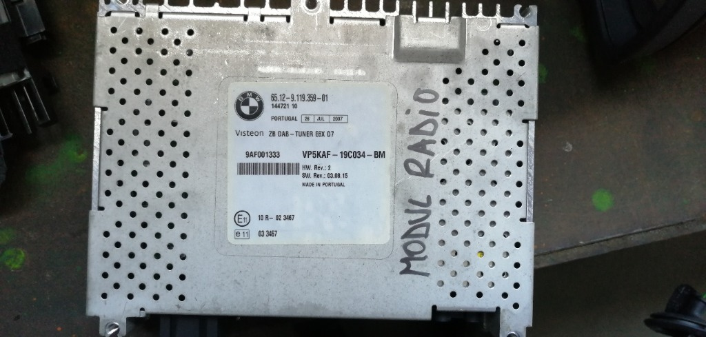 Modul amplificator radio Bmw seria 5 E60 E61 lci 2007-2010