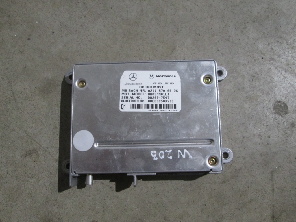 Modul bluetooth A2118700026 Mercedes C-Class W203 facelift 2004 2005 2006 W211