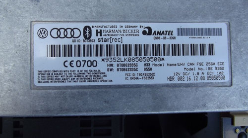Modul Bluetooth Audi A4 B8 2008-2015 dez