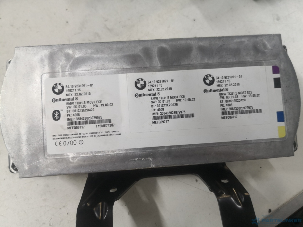 Modul bluetooth BMW 5 (F10) [ 2009 - 2016 ] OEM 923109101