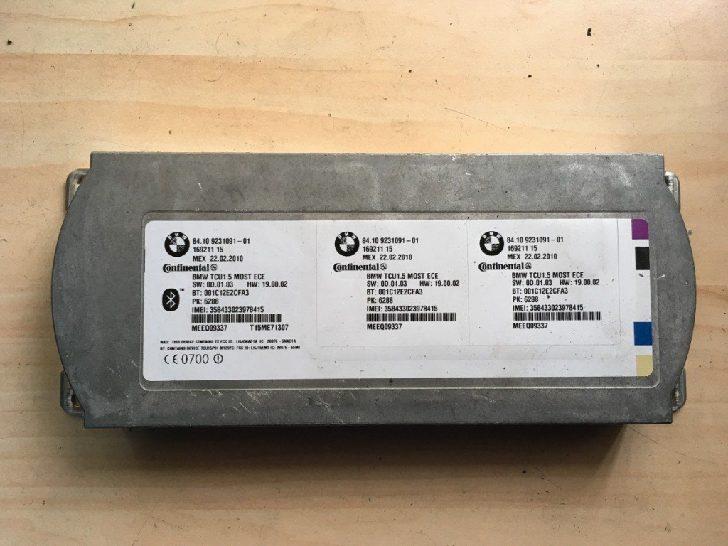 Modul BLUETOOTH BMW E88/E90/E91/E92/E93 cod:84.10 9231091-01
