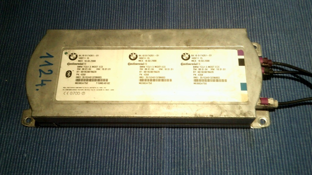 Modul bluetooth BMW Seria 5 E60, X5 E70, X6 E71 E72, 9174261 , 8410-9174261-01