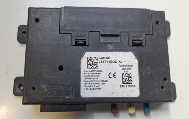 Modul Bluetooth Cod: LB5T-14G087-XJ Ford Puma 2 [2019 - 2023] Crossover ST 1.0 EcoBoost MT (125 hp)