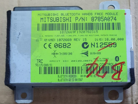 Modul Bluetooth Mitsubishi ASX, Mitsubishi Outlander COD: 8785A074
