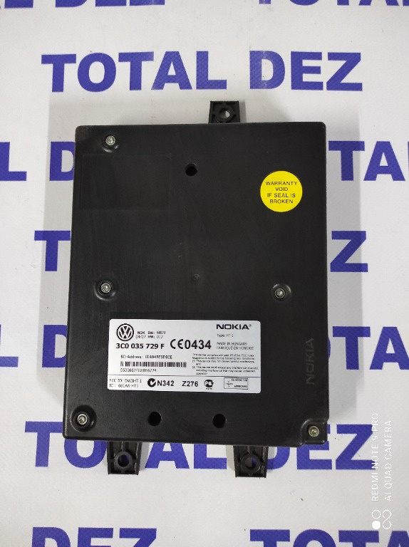 Modul bluetooth Vw Passat B6 2005 - 2010 cod 3C0035729F