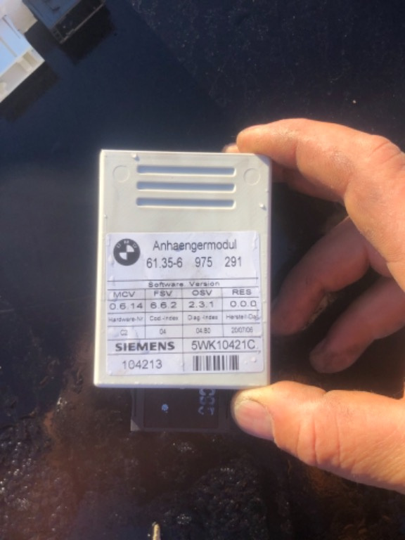 Modul cârlig remorcare bmw e60 e61 e90 e91 e70 e71 cod 9167197 cod 6975291