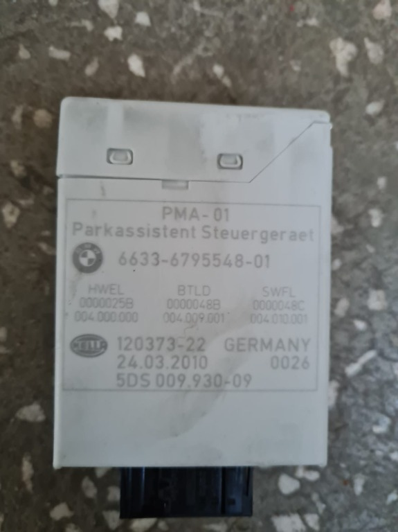 Modul calculator asistenta parcare parkassistent pma BMW cod 6795548 66336795548