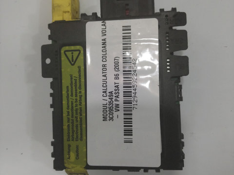 MODUL / CALCULATOR COLOANA VOLAN Volkswagen PASSAT B6 2007 3C0953549A