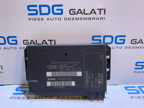 Modul Calculator Confort Audi A4 B7 2004 - 2008 Cod 1K0937085H 1K0 937 085 H