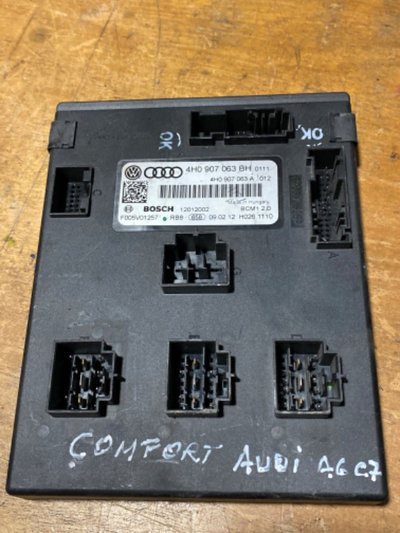 Modul calculator confort BCM Audi A6 C7 4G cod 4H0