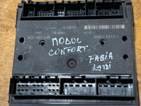 Modul calculator confort Skoda Fabia cod 6Q1937049