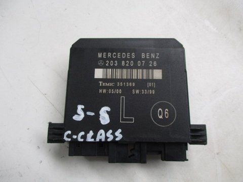 MODUL / CALCULATOR CONFORT USA STANGA SPATE MERCEDES BENZ C-CLASS W203 FAB. 2000 – 2007 ⭐⭐⭐⭐⭐