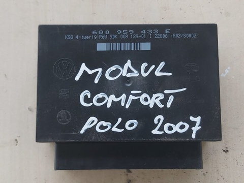 Modul Calculator Confort VW Polo (2002-2009) cod 6Q959433E