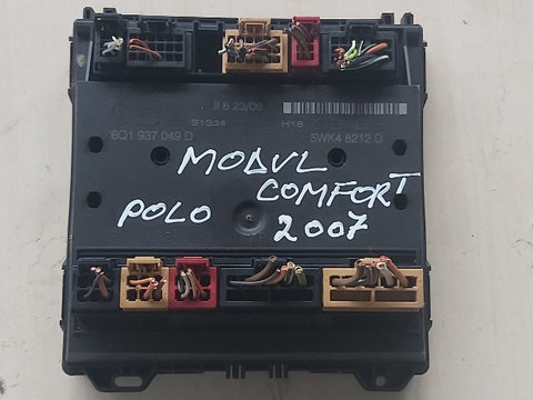 Modul Calculator Confort VW Polo 9N (2005-2009) COD 6Q1937049D
