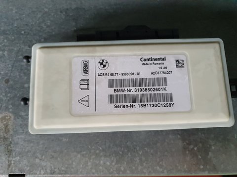 Modul calculator ecu airbag BMW cod: 9385026