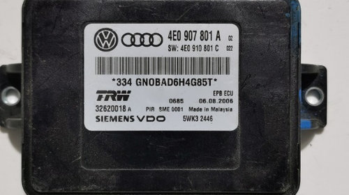 Modul calculator frana de mana audi a8 d