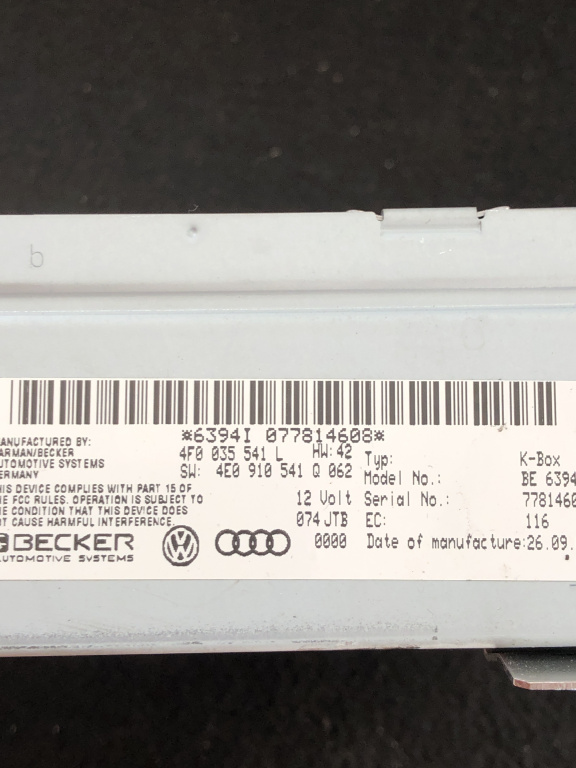 Modul calculator radio Audi A6 C6 Allroa