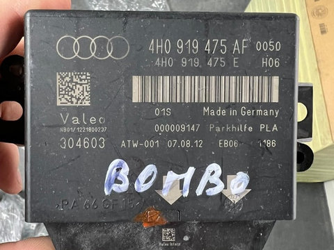 Modul Calculator Senzor Parcare Audi A6 4G, COD: 4H0919475AF/ 4H0919475E
