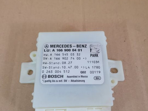Modul Calculator Senzori Parcare Parktronic Mercedes ML GLE W166 X166 An 2011-2018 Cod A1669000401