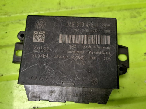 Modul calculator senzori parcare VW Passat B7 2010 - 2015 cod 3AE919475B 7N0919475