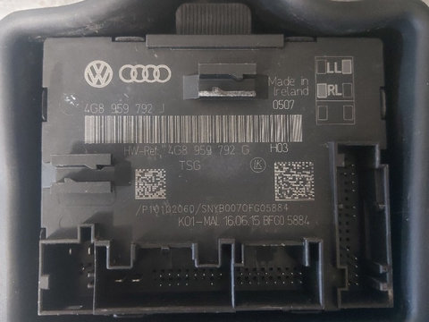Modul calculator usa dreapta față Audi A7, A6 cod produs: 4G8959792J / 4G8959792G