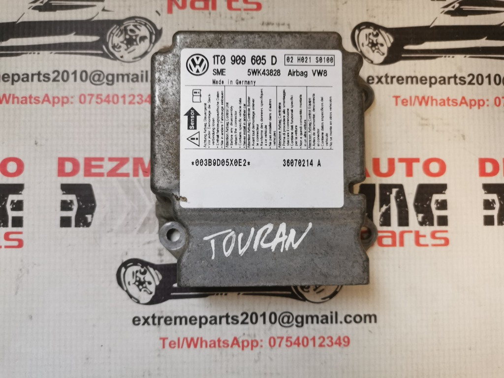 Modul comanda airbag 1T0909605D 5WK43828 Volkswagen