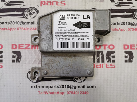 Modul comanda airbag 24439952 LA Temic 327963935 Opel