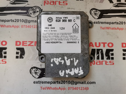 Modul comanda airbag 6Q0909601C 5WK42948 Volkswagen, Seat, Skoda