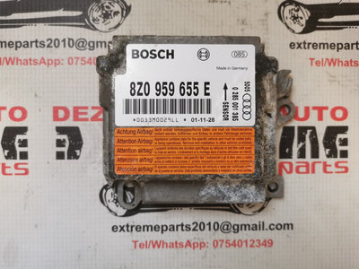 Modul comanda airbag 8Z0959655E Bosch 0285001385 A