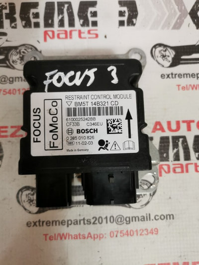 Modul comanda airbag BM5T 14B321 CD Bosch 0 285 01