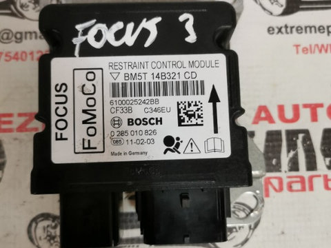 Modul comanda airbag BM5T 14B321 CD Bosch 0 285 010 826 pentru Ford Focus 3
