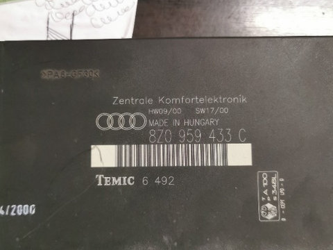 Modul confort calculator audi a2 8z0959433 c 8z0959433c