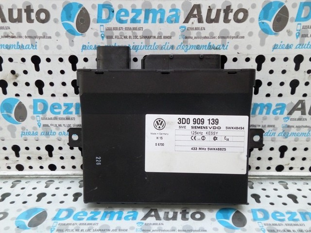 Modul confort, cod 3D0909139, Audi Q7 (4L), 3.0tdi, (id:186278)