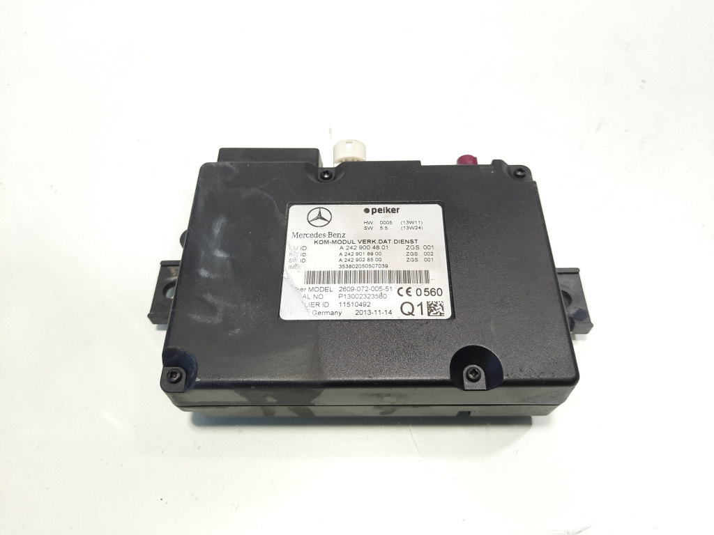 Modul confort, cod A2429004801, Mercedes Clasa C Coupe (C204) (idi:540314)