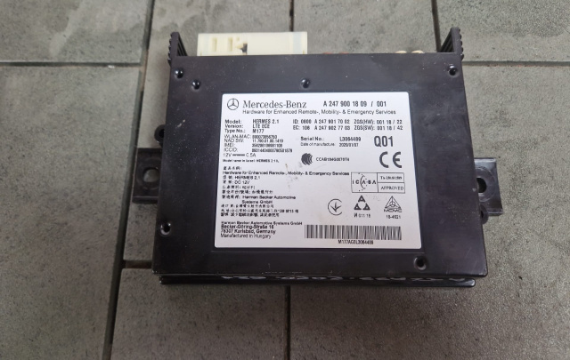 Modul confort Cod: A2479001809 / A2479017002 / A2479027703 Mercedes-Benz A-Class W177/V177 [2018 - 2022] Sedan A 200 7G-DCT (163 hp)