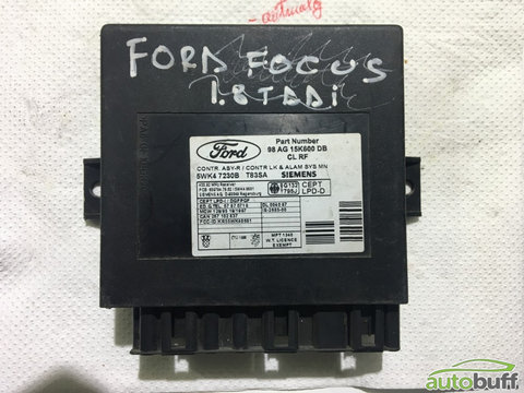 Modul Confort Ford Focus (1998-2004) 1.6i 5WK4 7230B 98 AG 15K600 DB 98AG15K600DB