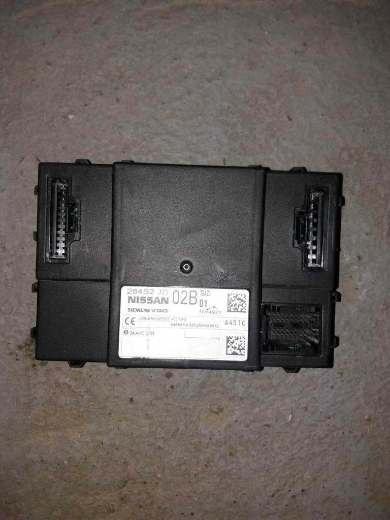 Modul confort NISSAN QASHQAI cod 284B2JD